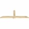 Ekena Millwork Eugene Rough Sawn Timber Gable Bracket, Douglas Fir, 60"W x 22"H x 2"D x 4"F, 9/12 Pitch GBW060X22X0204EUG00RDF - alternate 5